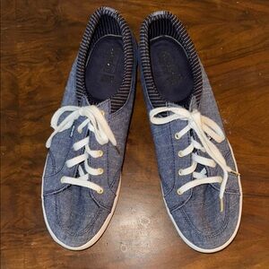 Keds Denim Sneakers with White Laces